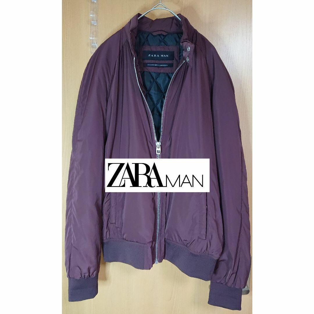 ZARA(ザラ)のZARA MAN Mサイズ ジャケット 裏地キルティング ナイロンジャケット メンズのジャケット/アウター(ナイロンジャケット)の商品写真