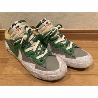 ナイキ(NIKE)のレア sacai × Nike Blazer Low Classic Green(スニーカー)