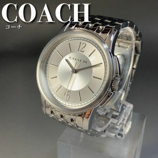 コーチ(COACH)の【高級】電池交換済メンズウォッチ男性用腕時計コーチCOACHラウンド2592(腕時計(アナログ))