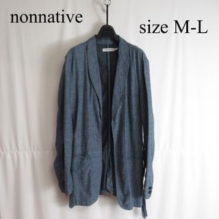 ノンネイティブ(nonnative)のnonnative コットン ショールカラー ジャケット アウター ブルゾン 2(その他)