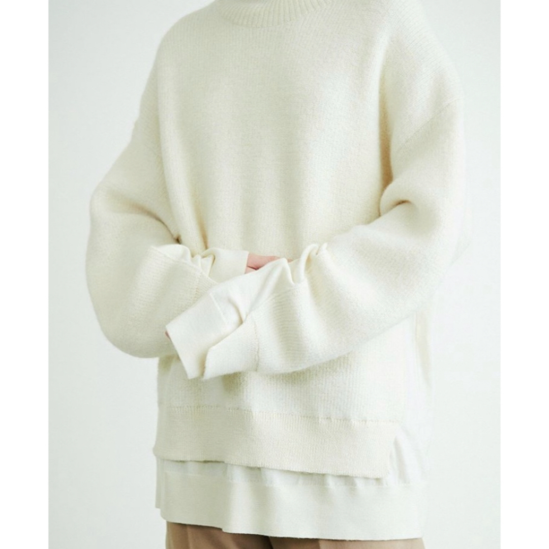 YOKE(ヨーク)のYOKE CONNECTING HIGHT NECK KNIT LS メンズのトップス(ニット/セーター)の商品写真