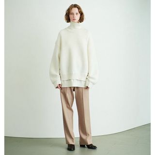 ヨーク(YOKE)のYOKE CONNECTING HIGHT NECK KNIT LS(ニット/セーター)