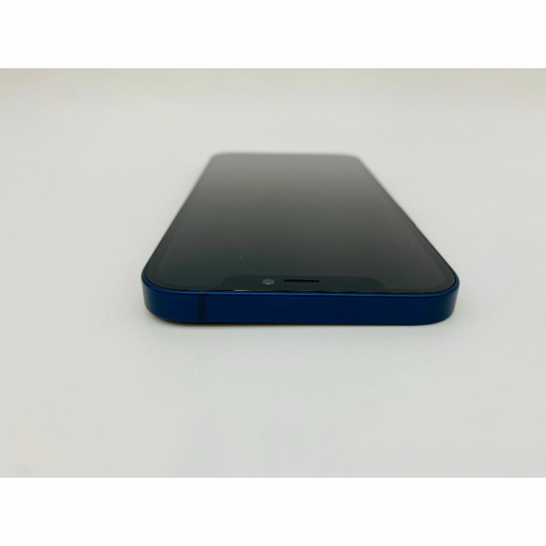 038 iPhone12 64GB ブルー/シムフリー/純正バッテリー100%