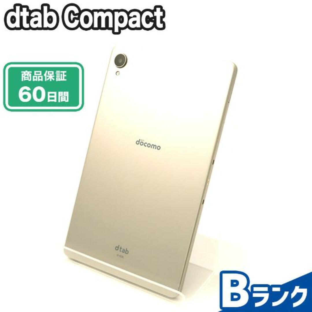 SIMロック未解除 dtab Compact d-42A 64GB Bランク 本体【ReYuuストア】 ゴールド スマホ/家電/カメラのPC/タブレット(タブレット)の商品写真