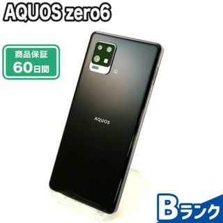 アクオス(AQUOS)のNW制限有 SIMロック未解除 AQUOS zero6 A102SH 128GB Bランク 本体【ReYuuストア】 ブラック(スマートフォン本体)