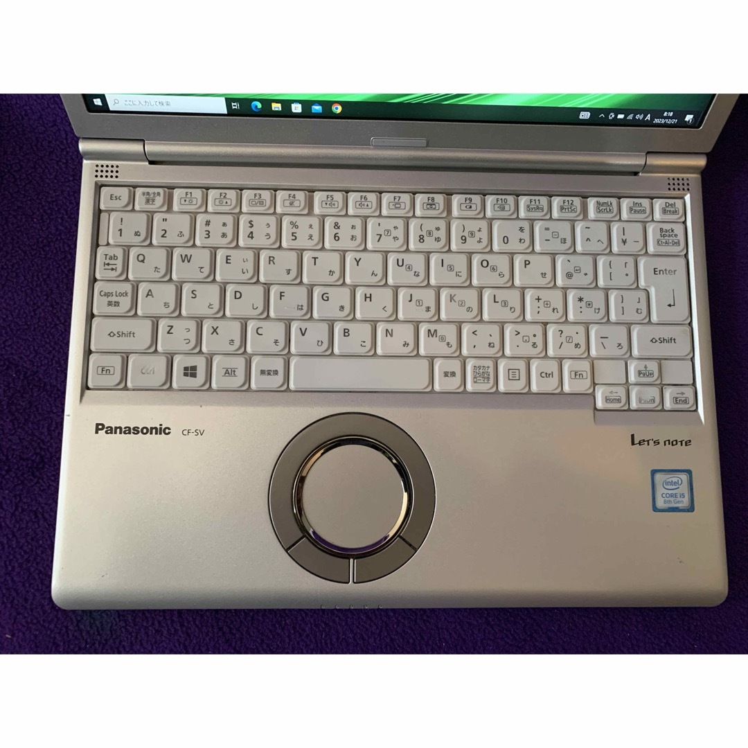 Panasonic - レッツノート CF-SV8 DVD 8G/256GB Office2021認証済の
