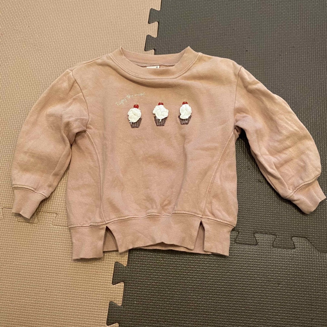 petit main(プティマイン)のトレーナー　2着セット キッズ/ベビー/マタニティのキッズ服女の子用(90cm~)(Tシャツ/カットソー)の商品写真