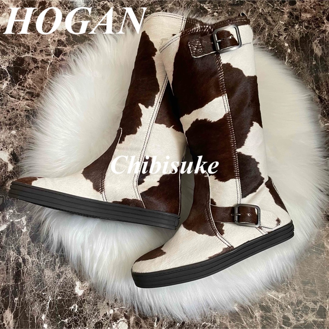 HOGAN(ホーガン)の【未使用】HOGAN ハラコブーツ レディースの靴/シューズ(ブーツ)の商品写真