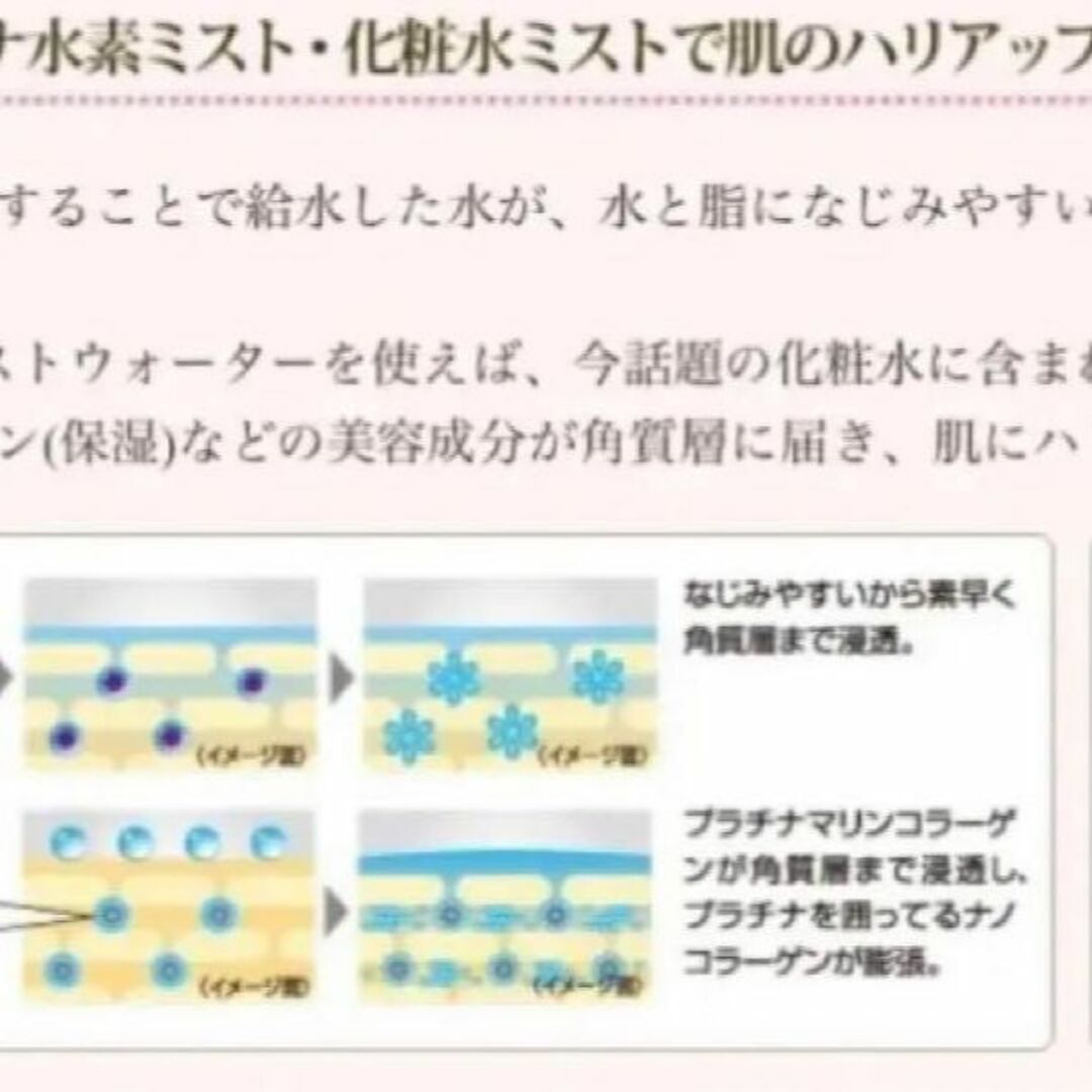 YA-MAN(ヤーマン)の新品未使用✧ ヤーマン モイスト化粧水 プラチナムホワイトミストウォーター 保湿 コスメ/美容のスキンケア/基礎化粧品(化粧水/ローション)の商品写真