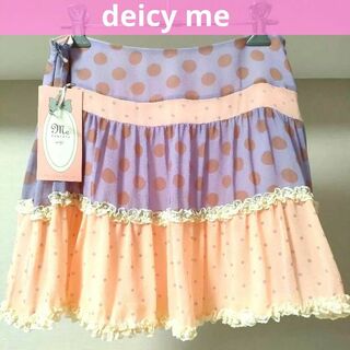 deicy me - 新品♡deicy me フレアミニスカート ティアードスカート フリル シルク