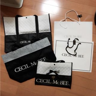 セシルマクビー(CECIL McBEE)のセシルマクビー ショッパー セット(ショップ袋)