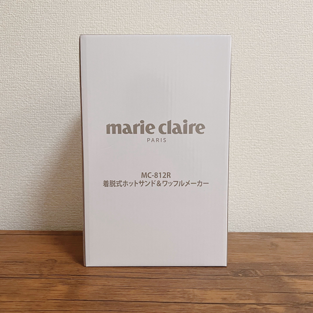 Marie Claire - marie claire 着脱式 ホットサンド&ワッフルメーカーの