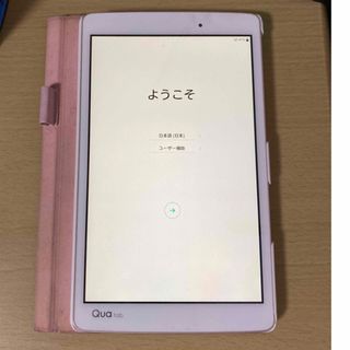 エーユー(au)のQua tab PX ピンク(タブレット)