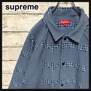 シュプリーム(Supreme)の1104【コムドットゆうた着用】シュプリーム☆総柄 千鳥ジャケット美品　希少XL(ブルゾン)