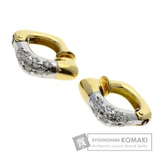 タサキ(TASAKI)のTASAKI ダイヤモンド コンビ イヤリング K18YG K18WG レディース(イヤリング)