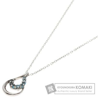 スタージュエリー(STAR JEWELRY)のSTAR JEWELRY カラーストーン ネックレス K10WG レディース(ネックレス)