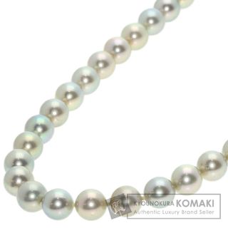 SELECT JEWELRY アコヤグレーパール 真珠 ロング ネックレス K14WG レディース(ネックレス)