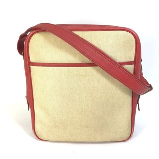 エルメス(HERMES)のエルメス HERMES ヴィクトリア スクエア カバン 肩掛け ショルダーバッグ トワルアッシュ ベージュ(ショルダーバッグ)