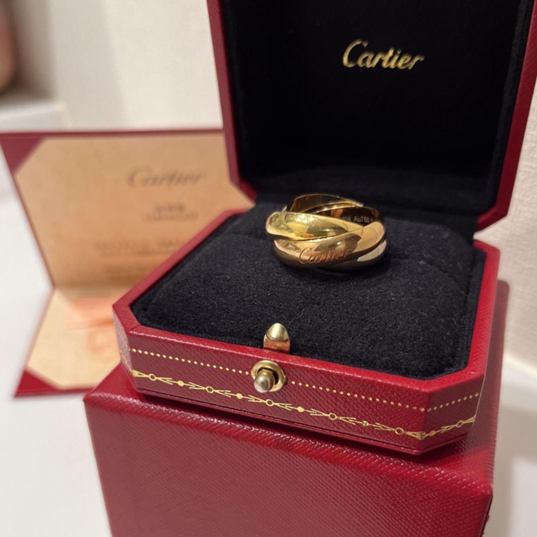 レディース大人気 Cartier カルティエ トリニティリング LM 54 旧型