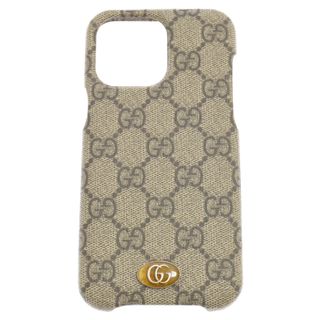 グッチ(Gucci)のGUCCI グッチ IPHONE 14 PRO MAX ケース 753611 ベージュ(iPhoneケース)