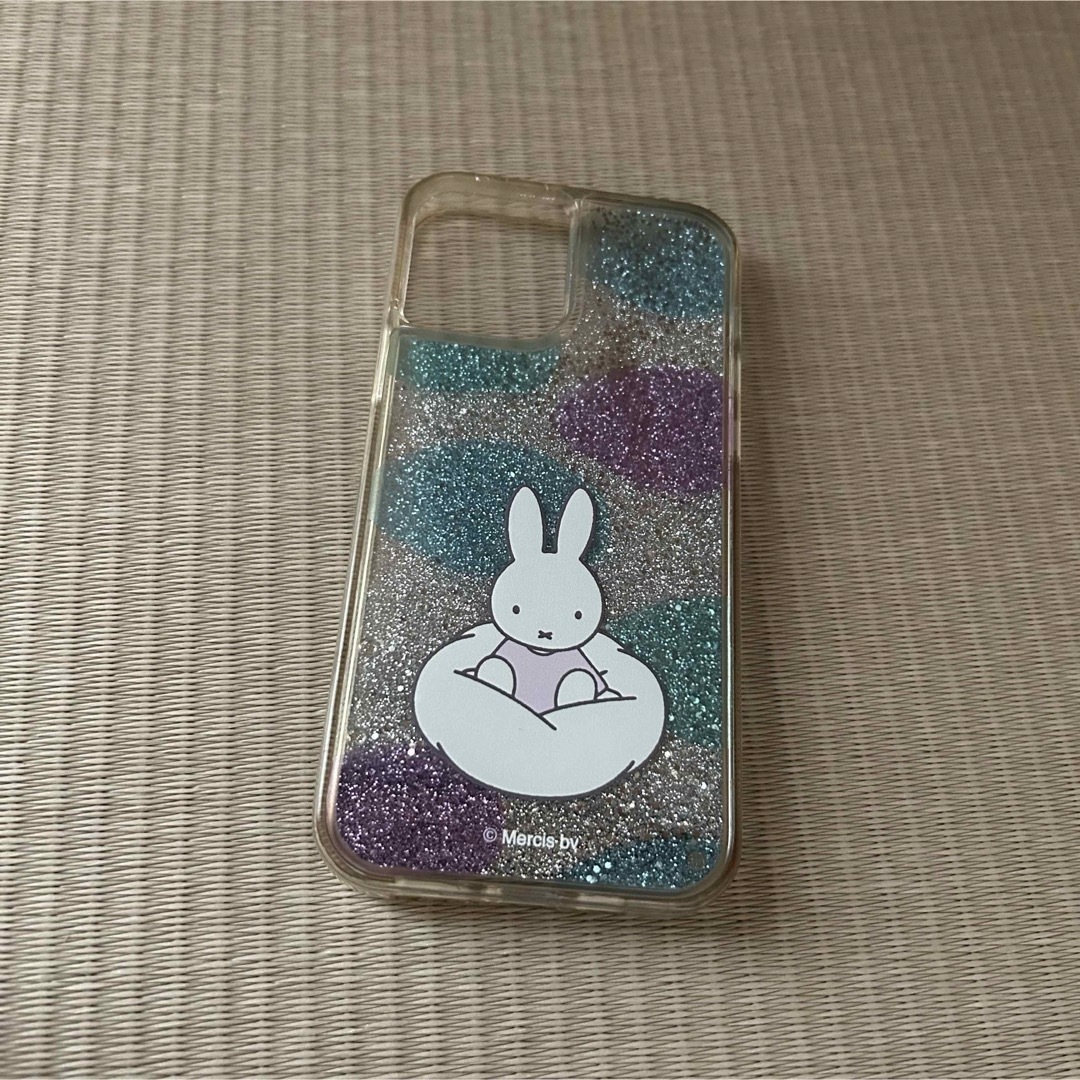 miffy(ミッフィー)のグルマンディーズ　ラメミッフィー　iPhone12 iPhone12 Pro スマホ/家電/カメラのスマホアクセサリー(iPhoneケース)の商品写真