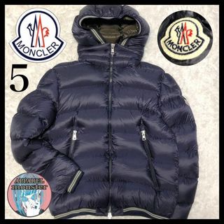 モンクレール(MONCLER)の【最高級の逸品】モンクレール ジェンバート 5 ネイビー ダウンジャケット(ダウンジャケット)