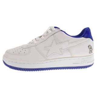 アベイシングエイプ(A BATHING APE)のA BATHING APE アベイシングエイプ BAPE STA FS-001 Low Top Sneakers ベイプスタ ローカットスニーカー US10.5/28.5cm ホワイト/パープル(スニーカー)