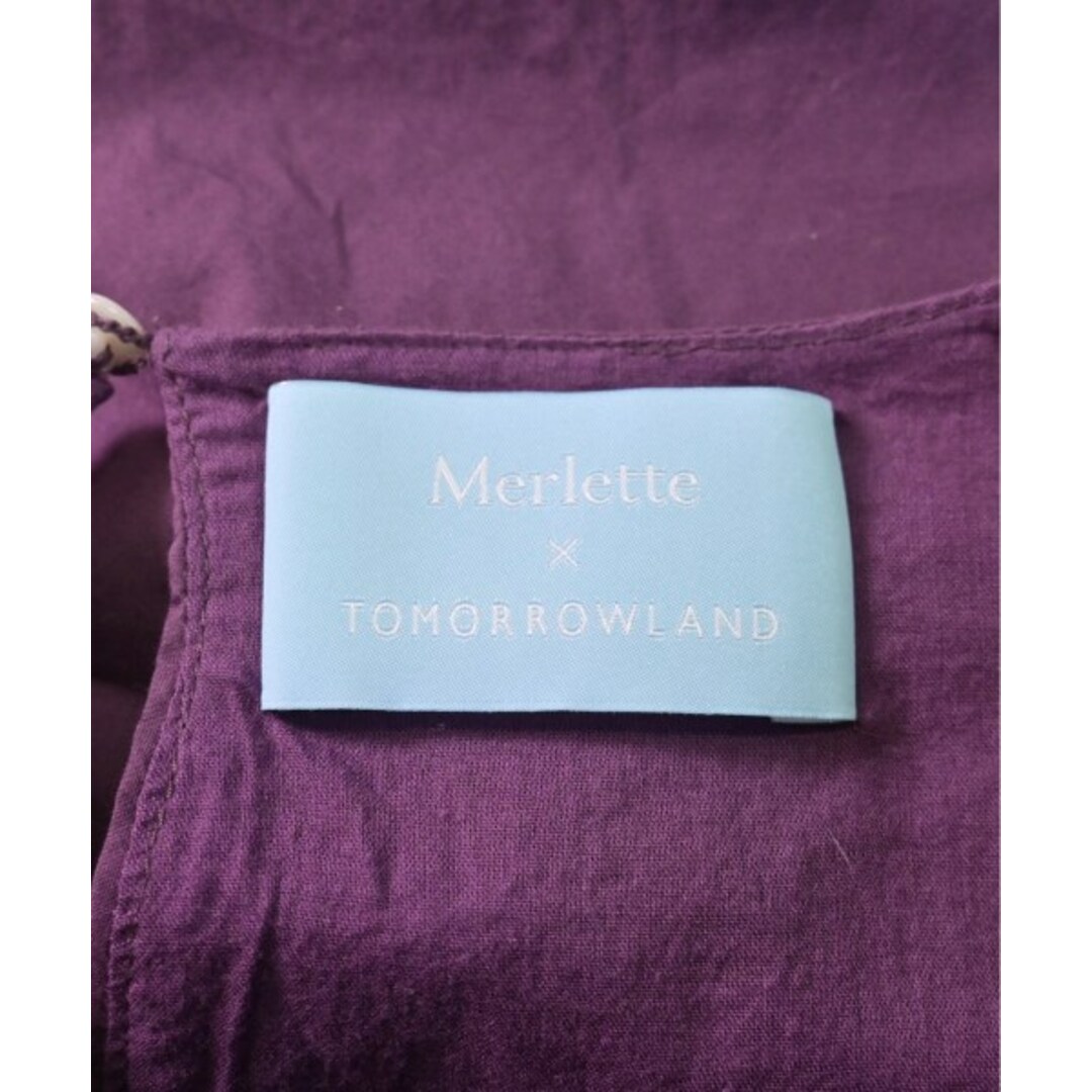 Merlette(マーレット)のMerlette マーレット ワンピース F 紫 【古着】【中古】 レディースのワンピース(ひざ丈ワンピース)の商品写真