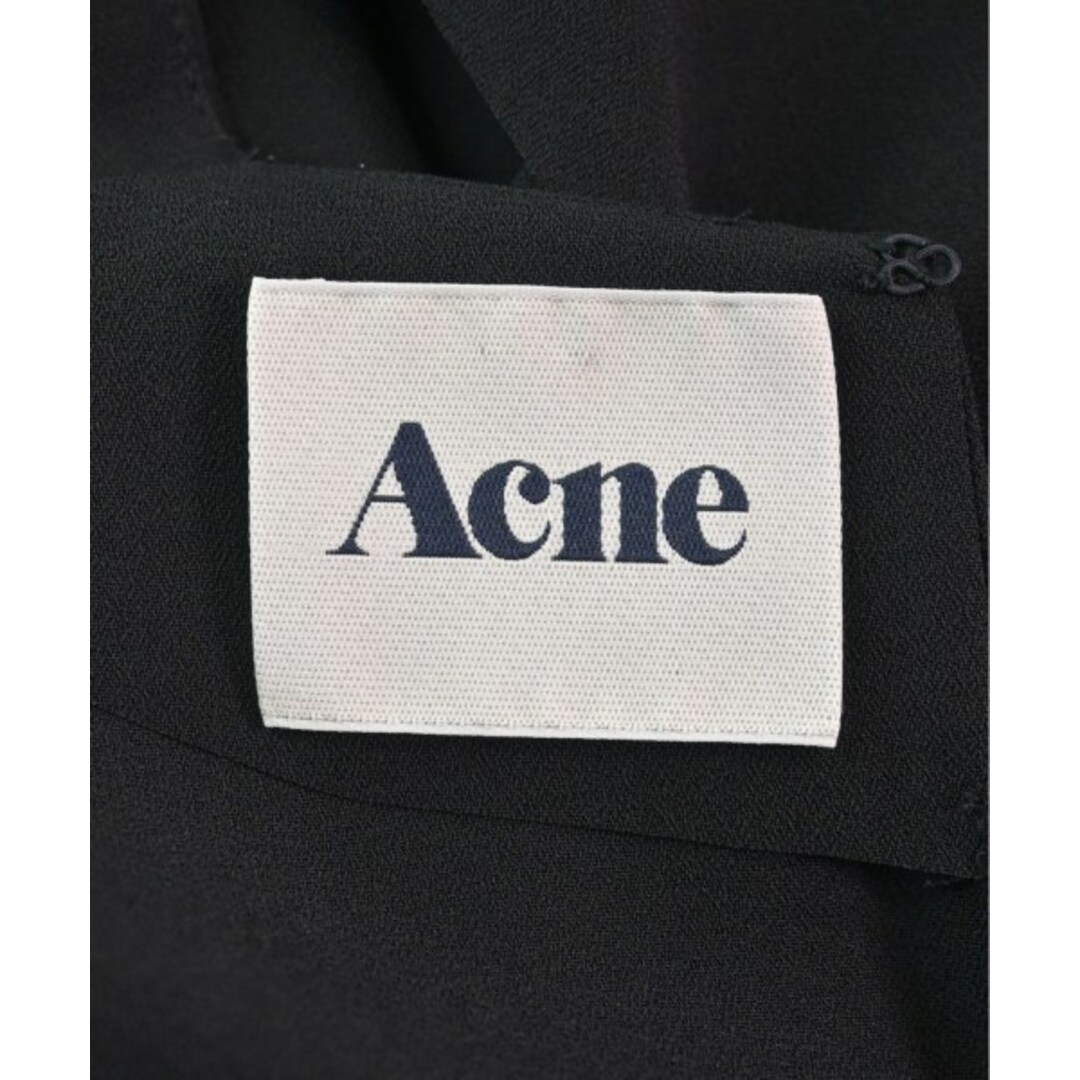 ACNE(アクネ)のAcne アクネ ワンピース 34(XS位) 黒 【古着】【中古】 レディースのワンピース(ひざ丈ワンピース)の商品写真