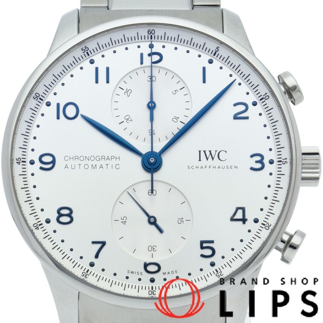 IWC(インターナショナルウォッチカンパニー)のインターナショナルウォッチカンパニー IWC ポルトギーゼ クロノグラフ ウォッチ Portugieser Chronograph IW371617 箱 保証書 SS メンズ時計 ホワイト 美品 【新品】 メンズの時計(その他)の商品写真