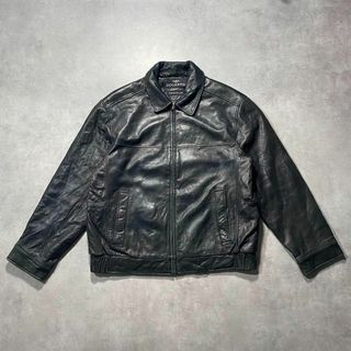 DOCKERS PREMIUM ドッカーズ ブラックラムレザージャケット(レザージャケット)