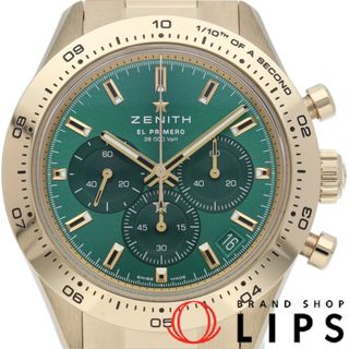 ゼニス(ZENITH)のゼニス クロノマスター スポーツ エル プリメロ グリーン リミテッド エディション Chronomaster Sports 30.3100.3600/56.M3100 箱 保証書 K18YG メンズ時計 グリーン 美品 【新品】(その他)