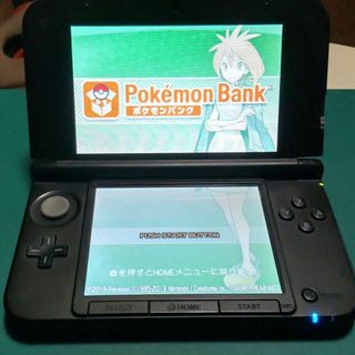 ニンテンドウ(任天堂)の【ソフト多数付属】任天堂 3DSLLブルー×ブラック本体+SDカード+新品充電器(携帯用ゲーム機本体)