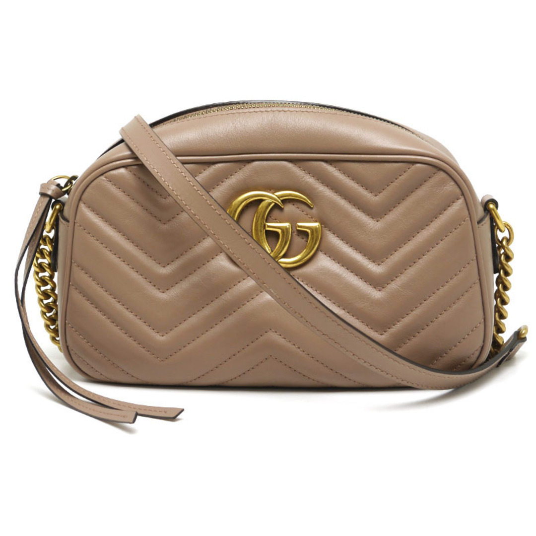 GUCCI ショルダーバッグ GGマーモント キルティング スモール ベージュ GUCCI ショルダーバッグ GGマーモント キルティング スモール ベージュ