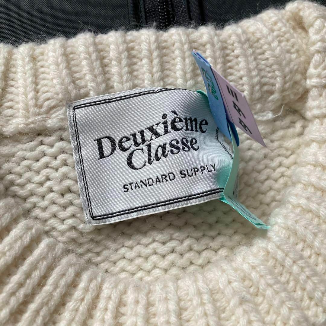 DEUXIEME CLASSE(ドゥーズィエムクラス)のドゥーズィエムクラス　ウールアルパカローゲージニット　ローゲージ　クルーネック レディースのトップス(ニット/セーター)の商品写真