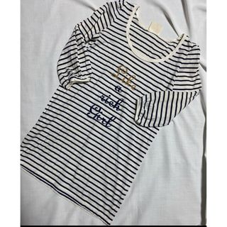 リッチ(rich)のrich ボーダー長袖トップス　ロンT 7分袖　リッチ(Tシャツ(長袖/七分))