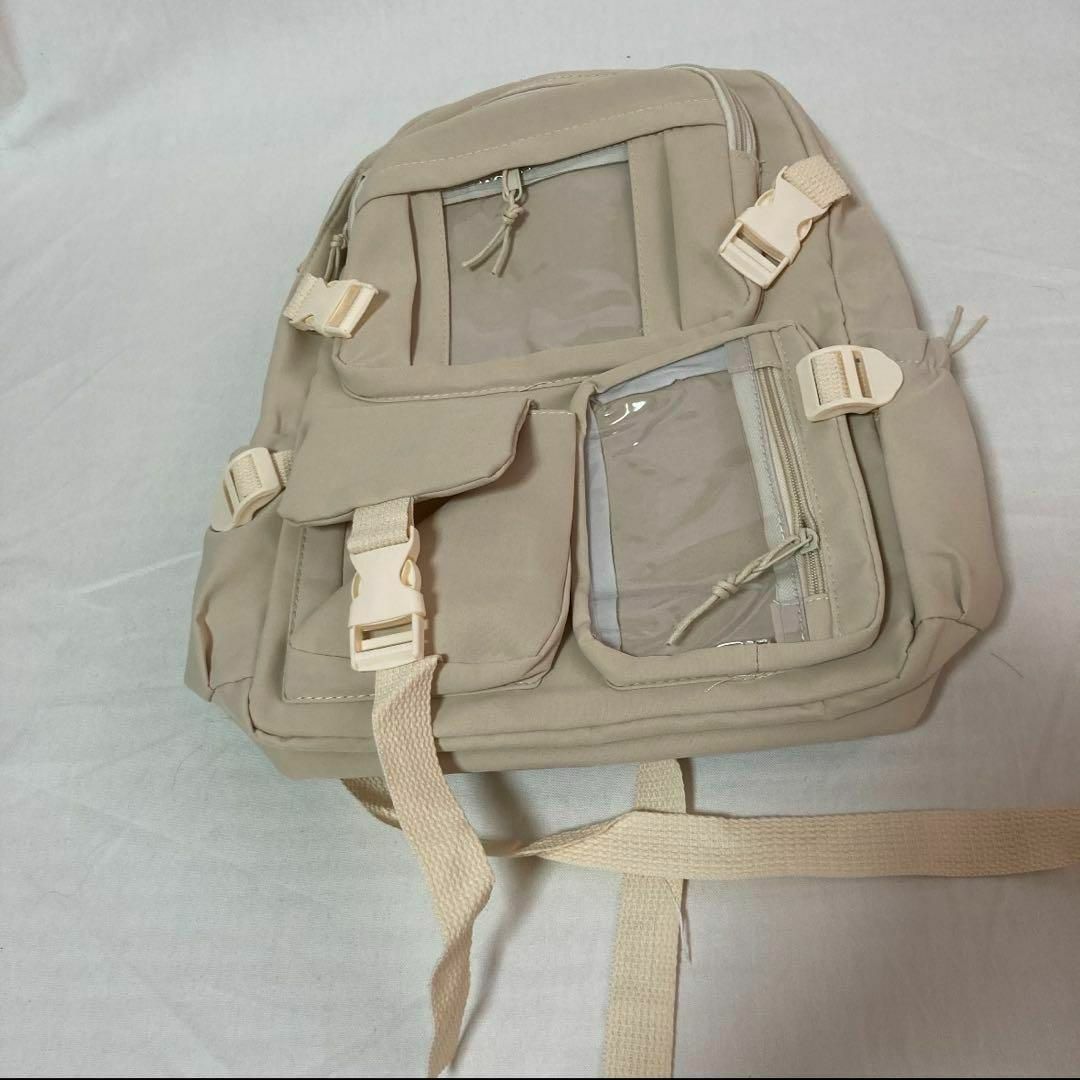 ぬいぐるみリュック 大容量 軽量 撥水 黒 入学 学生 通学 無地 韓国 レディースのバッグ(リュック/バックパック)の商品写真