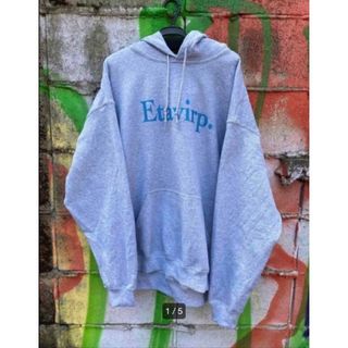 ワンエルディーケーセレクト(1LDK SELECT)のEtavirp Logo Hoodie Gray Columbia Blue(パーカー)