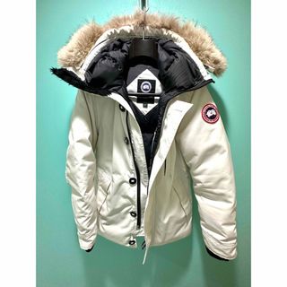 カナダグース(CANADA GOOSE)のカナダグース　ジャスパー　S  ホワイト【激レア】(ダウンジャケット)