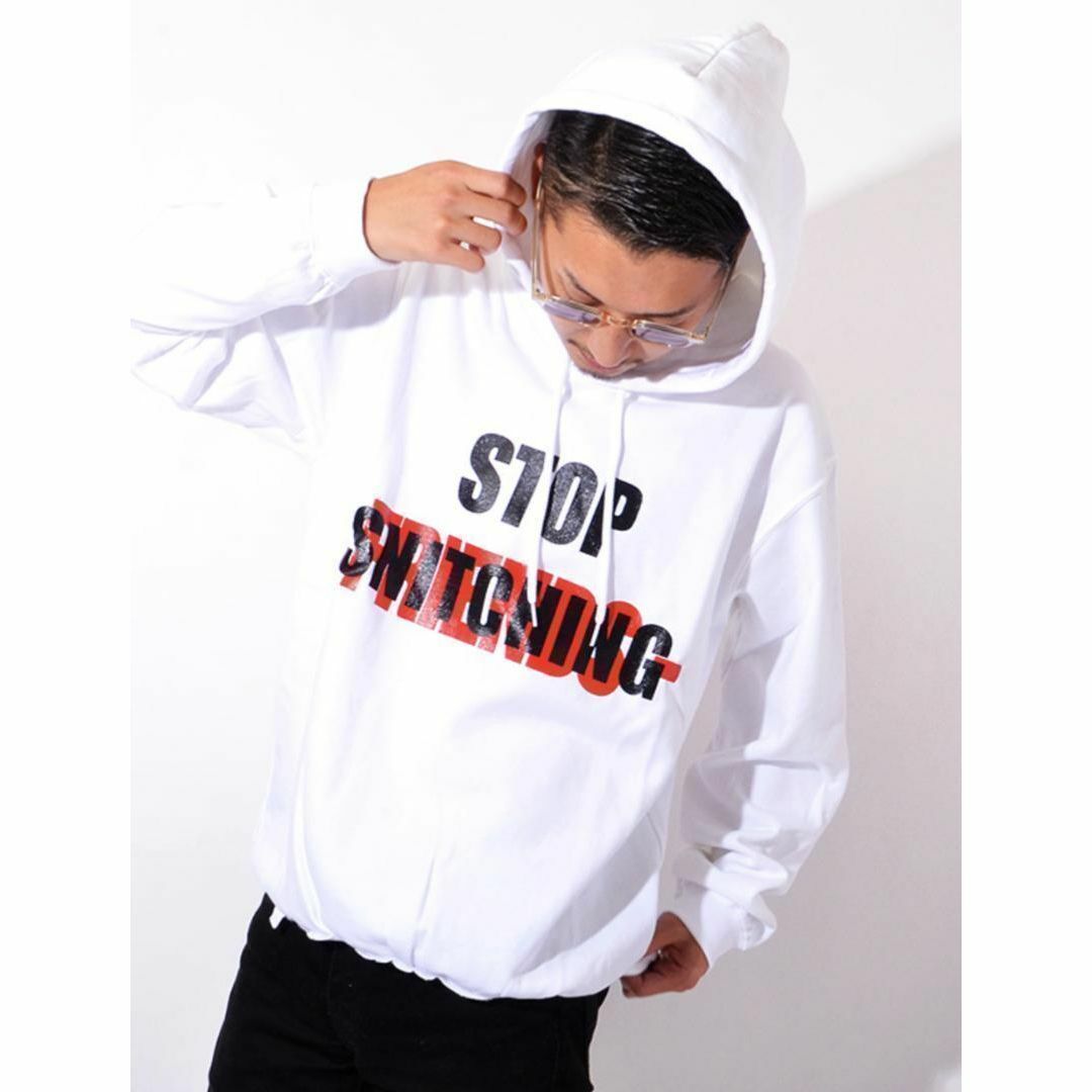 【定価29000円】VLONE STOP HOODIE パーカー 白  Lサイズ