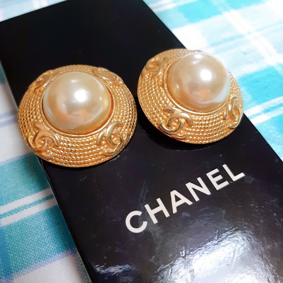 アクセサリー確実本物＊CHANEL　シャネル　ゴールド　イヤリング　アクセサリー