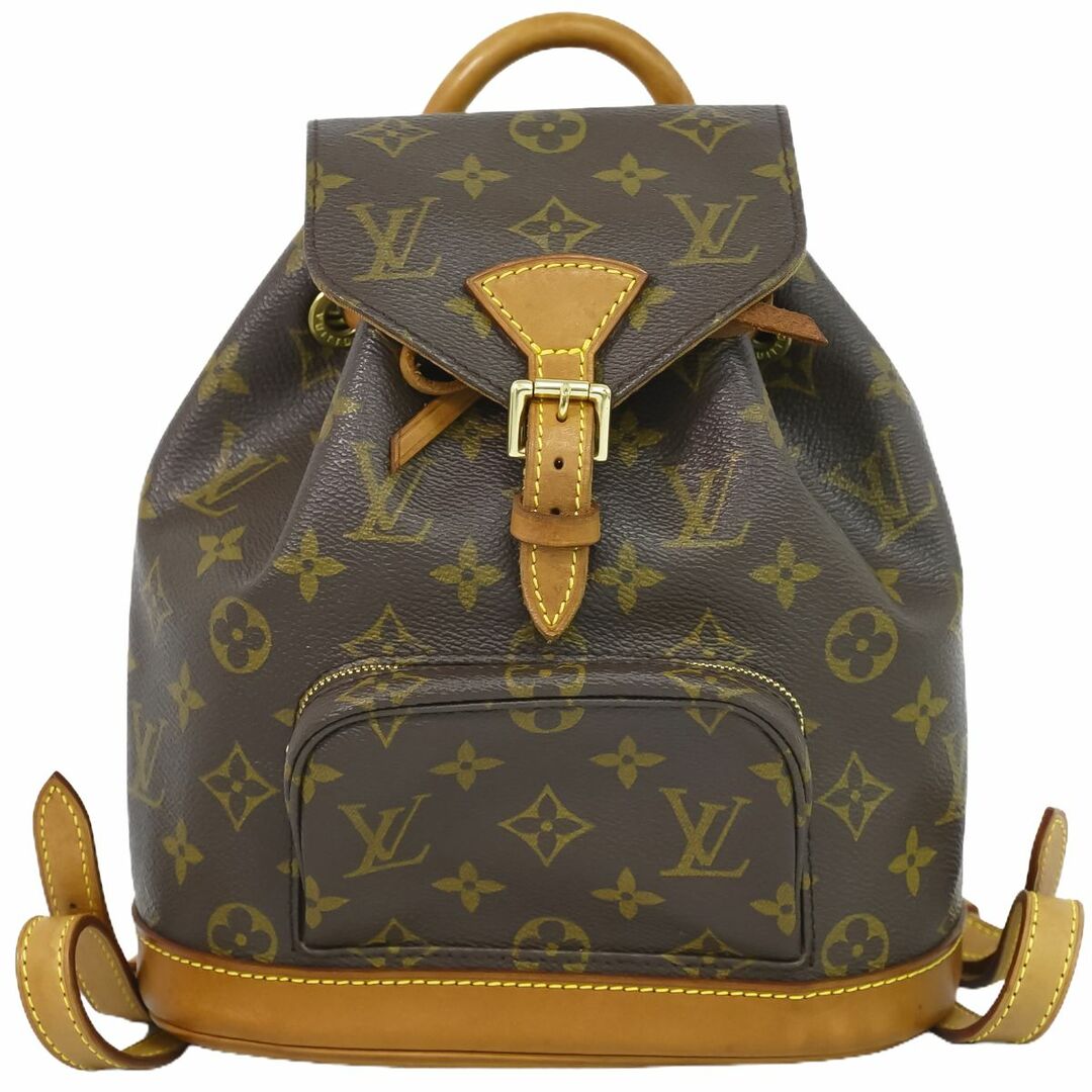 バッグ本物 ルイヴィトン LOUIS VUITTON LV ミニ モンスリ モノグラム リュックサック バックパック ブラウン M51137 Mini Montsouris ビトン バッグ