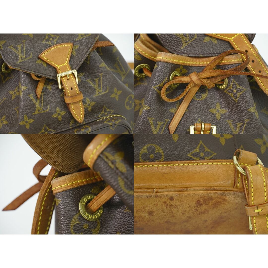 バッグ本物 ルイヴィトン LOUIS VUITTON LV ミニ モンスリ モノグラム リュックサック バックパック ブラウン M51137 Mini Montsouris ビトン バッグ