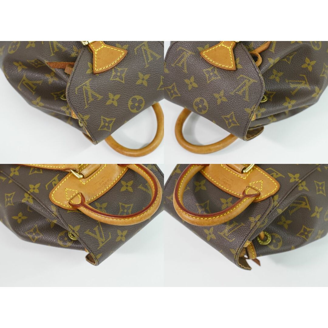 バッグ本物 ルイヴィトン LOUIS VUITTON LV ミニ モンスリ モノグラム リュックサック バックパック ブラウン M51137 Mini Montsouris ビトン バッグ