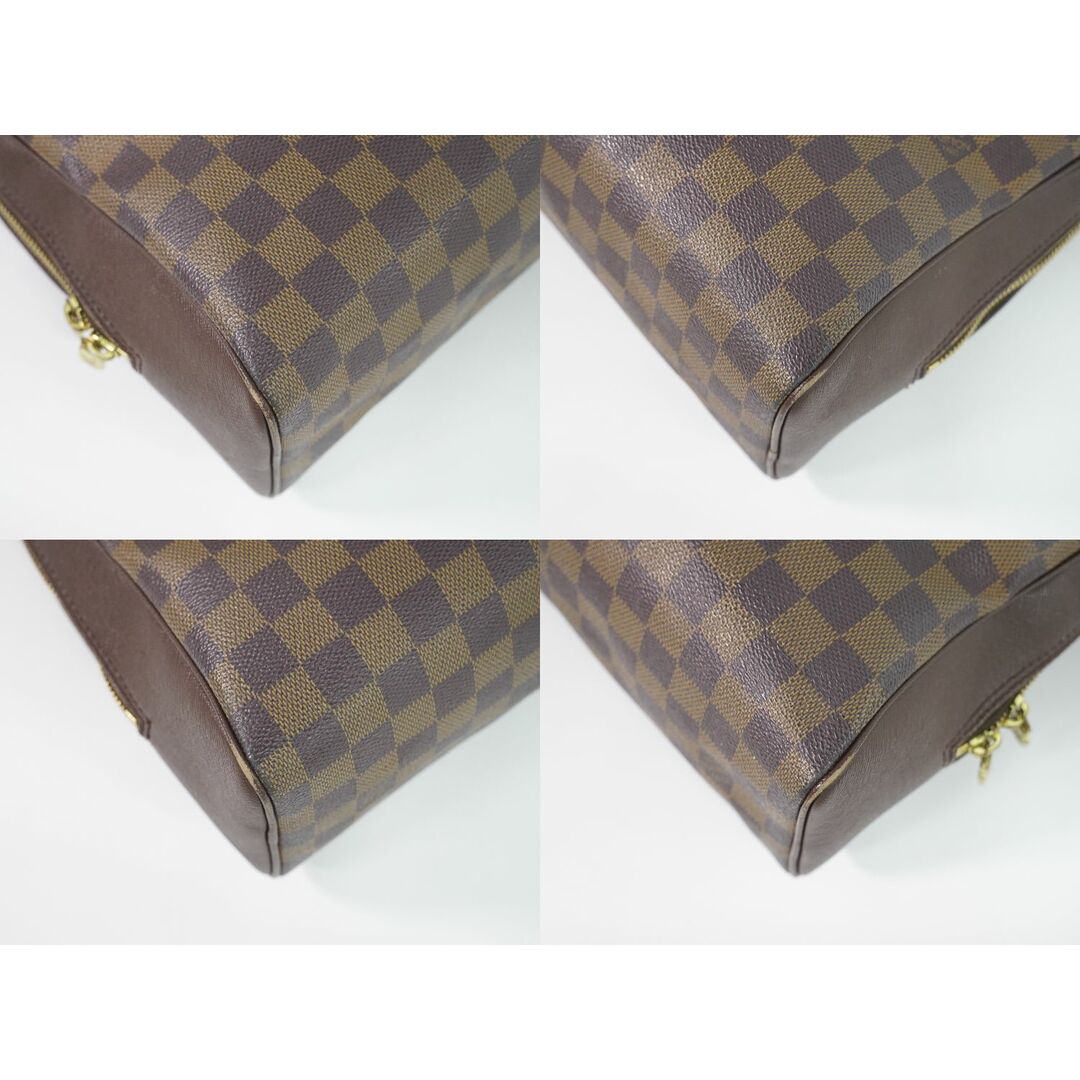 LOUIS VUITTON(ルイヴィトン)の本物 ルイヴィトン LOUIS VUITTON LV ブレラ ダミエ エベヌ ハンドバッグ トートバッグ ブラウン N51150 Brera ビトン バッグ 中古 レディースのバッグ(ハンドバッグ)の商品写真