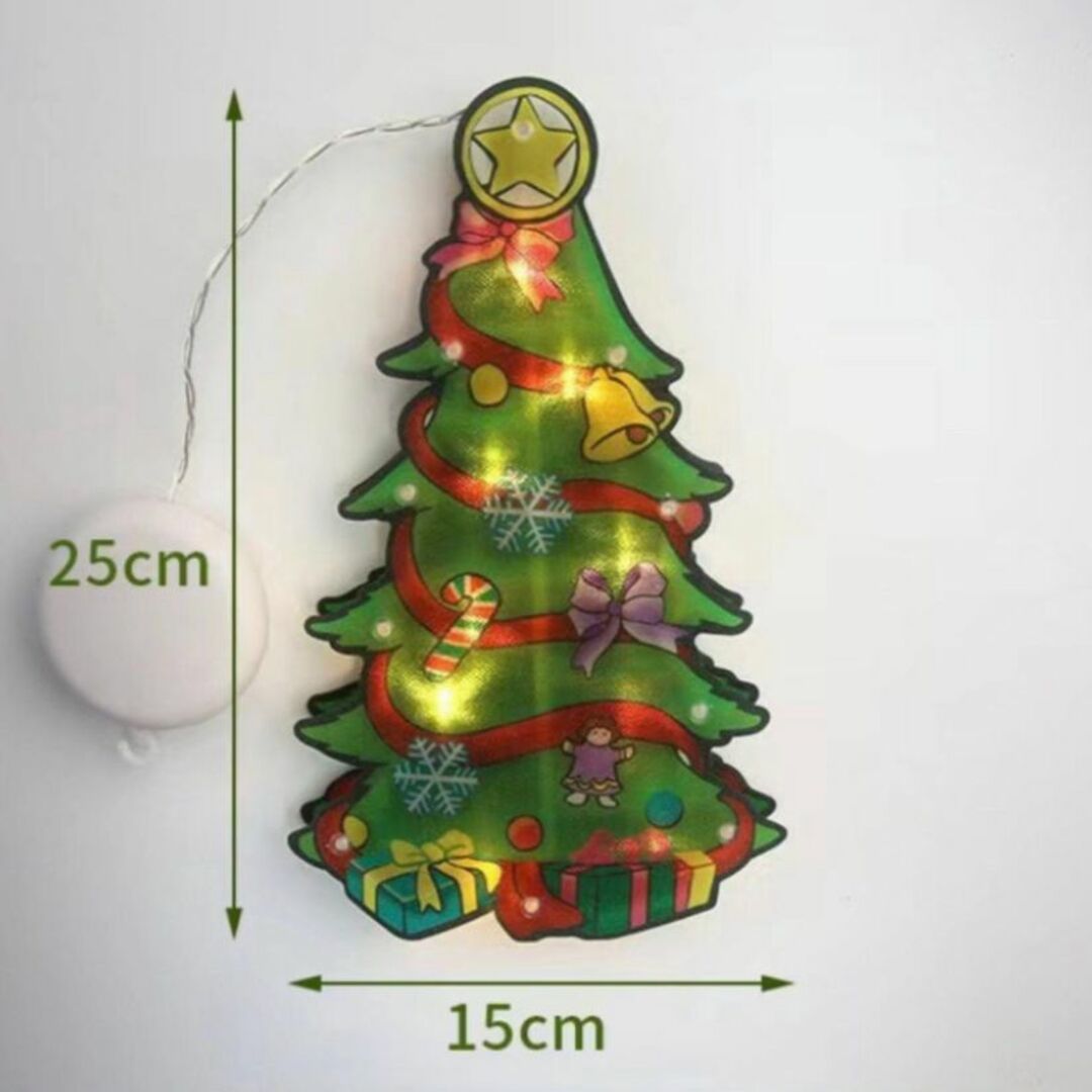 クリスマス LEDライト クリスマスツリー イルミネーション 電飾 LED 電池 インテリア/住まい/日用品のライト/照明/LED(蛍光灯/電球)の商品写真