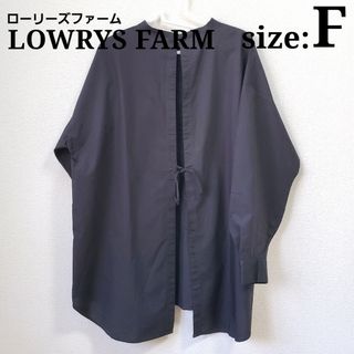 ローリーズファーム(LOWRYS FARM)のLOWRYS FARM ローリーズファーム トップス シャツ ブラウス ブラック(シャツ/ブラウス(長袖/七分))