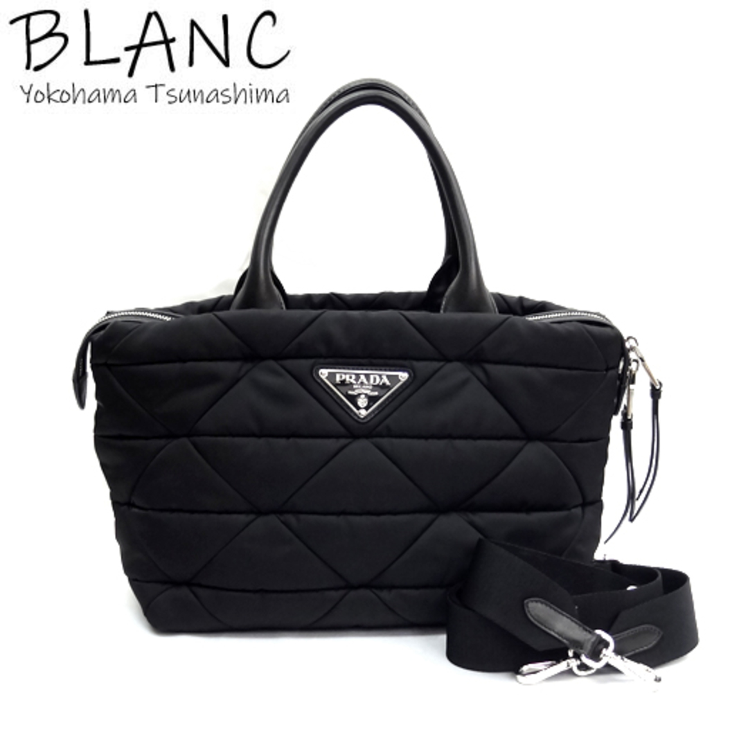 PRADA - プラダ Re Nylon パデット 2way トートバッグ ネロ PRADA - プラダ Re Nylon パデット 2way トートバッグ ネロ