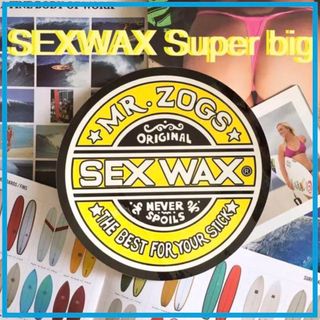 SEXWAXセックスワックスUS限定SUPERBIGアイコンステッカーラスト１(サーフィン)