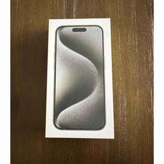 アイフォーン(iPhone)のiPhone15Pro  256GB ホワイトチタニウム 新品未開封(スマートフォン本体)